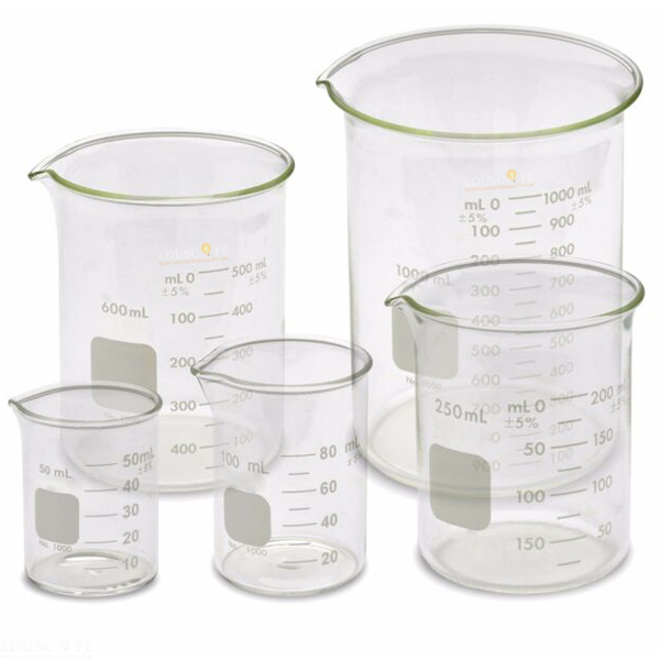 Pyrex Beaker Set of 5