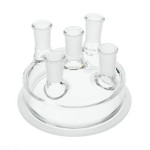 Five Neck Reaction Flask Lid